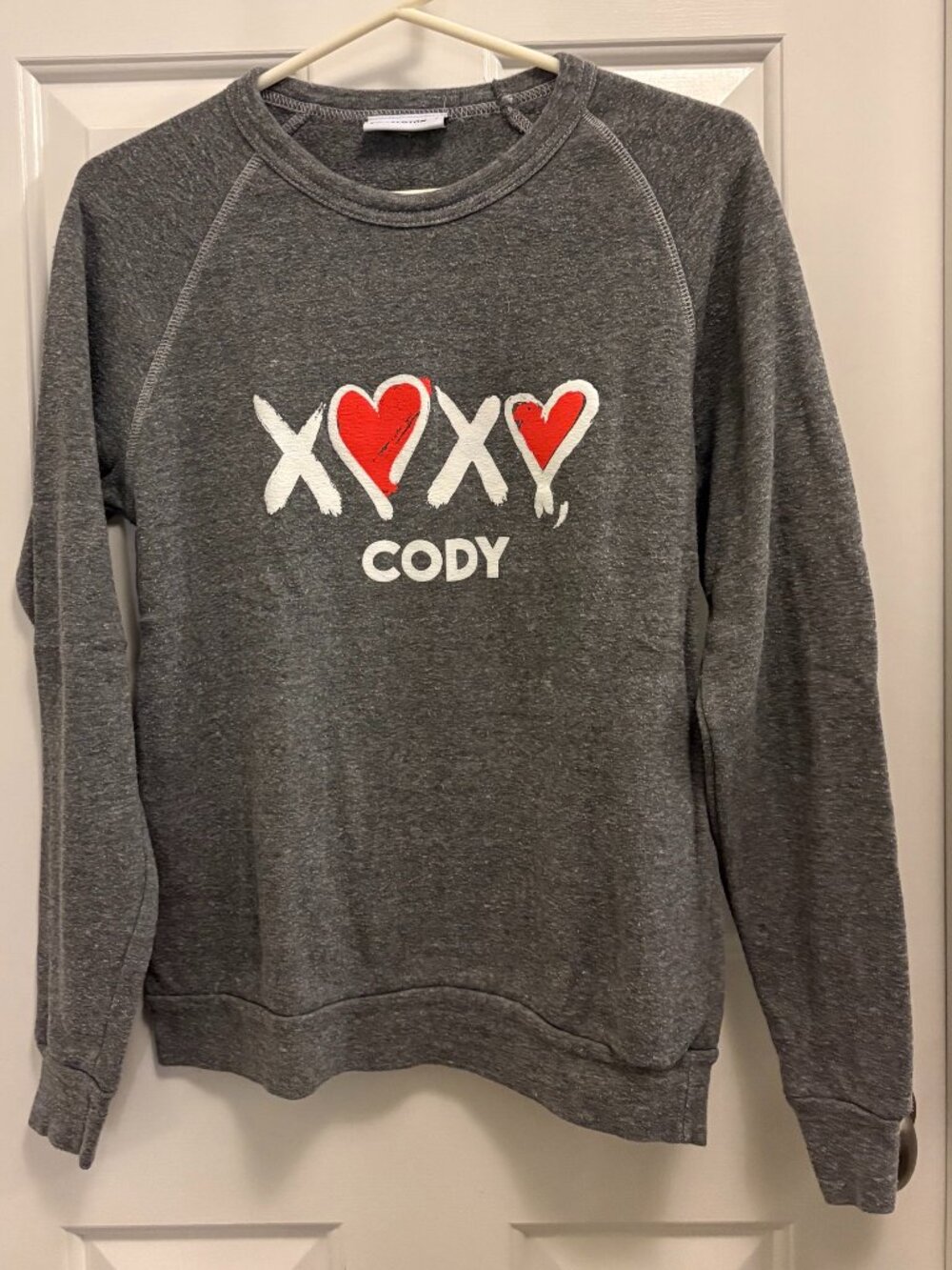 Peloton XOXO Cody sweatshirt S small